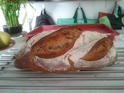 pan con restos de harina