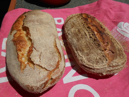 Pan con base abierta