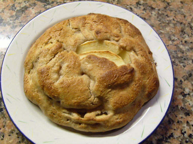 Tarta de manzana con masa vieja