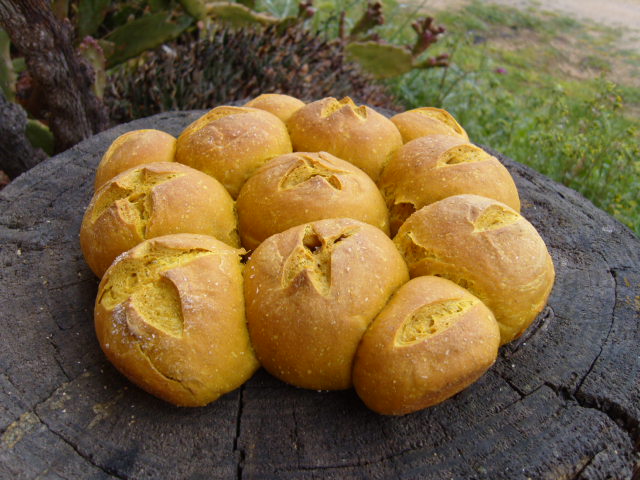 Flor de Pan de cúrcuma