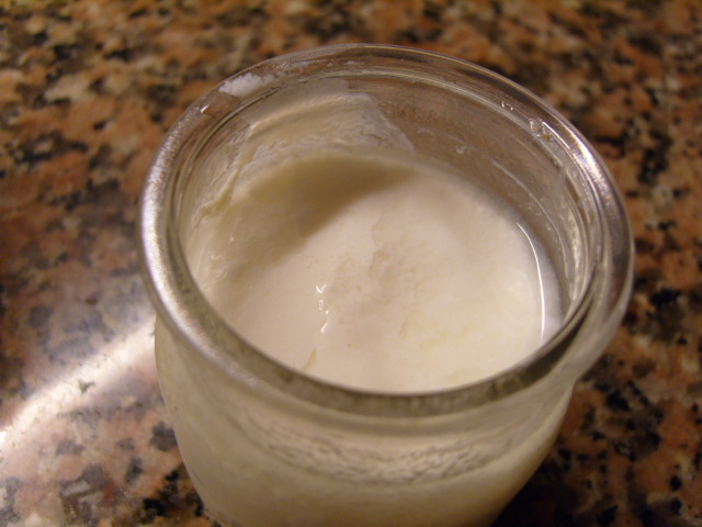 leche con masa madre