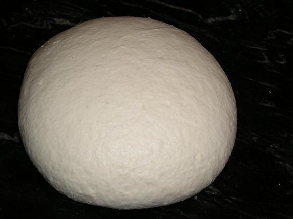 masa preprada para la 1º fermentacion.JPG