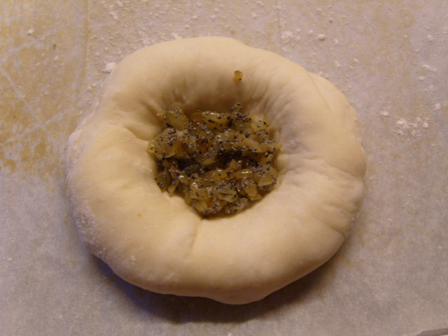 aquí uno acabado de formar y rellenado